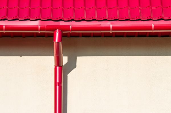 Barn Downspout Installation in Longview