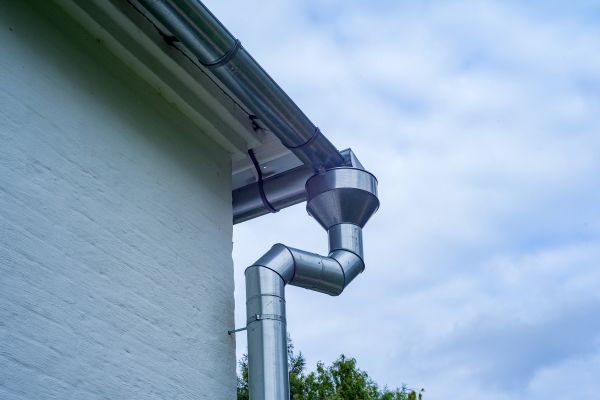 Metal Downspout Replacement in Longview