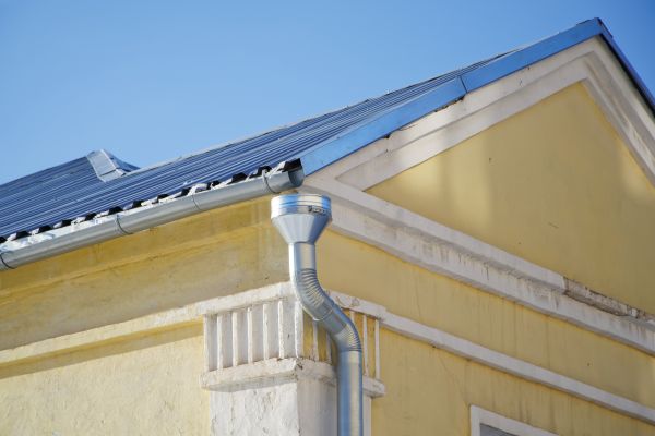 Steel Downspout Installation in Longview