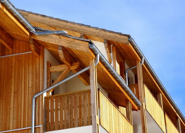Balcony Gutter Installation in Longview